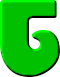 GIF animado (47948) Letra t verde gusano
