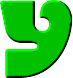 GIF animado (47953) Letra y verde gusano