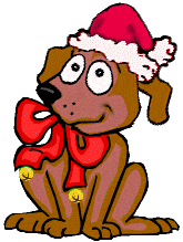 GIF animado (57810) Perro navidad