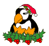 GIF animado (57822) Pinguino navidad