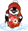 GIF animado (57823) Pinguino navidad