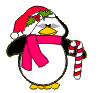 GIF animado (57824) Pinguino navidad