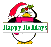 GIF animado (57827) Pinguino navidad