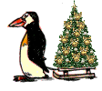 GIF animado (57830) Pinguino navidad
