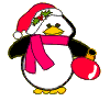 GIF animado (57840) Pinguino navidad