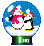 GIF animado (57844) Pinguinos navidad