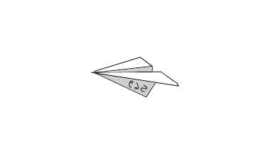 GIF animado (64007) Avion papel