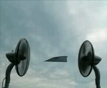 GIF animado (64014) Avion papel ventiladores