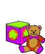 GIF animado (64035) Caja sorpresa oso peluche