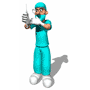 GIF animado (72181) Cirujano preparando una jeringa