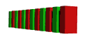 GIF animado (64223) Domino verde rojo
