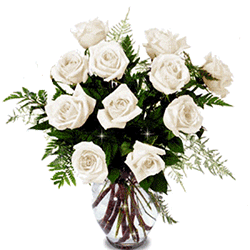 GIF animado (72968) Florero rosas blancas