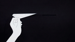 GIF animado (64023) Lanzando avion papel
