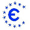 GIF animado (62332) Signo euro estrellas