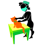 GIF animado (72740) Veterinaria gato