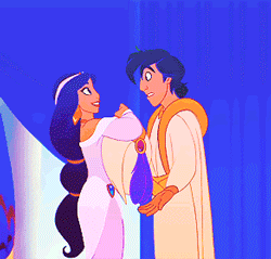 GIF animado (81402) Aladdin jasmin principes