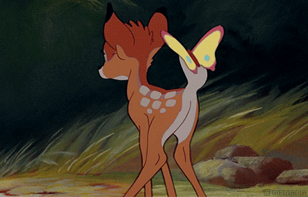 GIF animado (81784) Bambi mariposa
