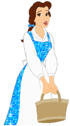 GIF animado (81870) Bella vestido azul