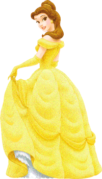 GIF animado (81872) Bella vestido dorado