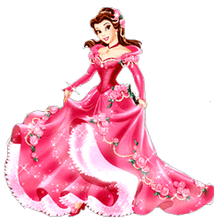 GIF animado (81874) Bella vestido rosa