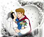 GIF animado (82299) Blancanieves principe boda