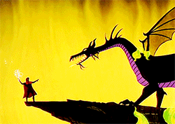 GIF animado (82089) Dragon malefica principe felipe