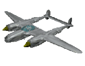 GIF animado (77990) Lockheed p lightning pixelado