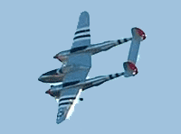 GIF animado (77850) Lockheed p lightning volando