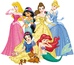 GIF animado (84565) Princesas disney glitter