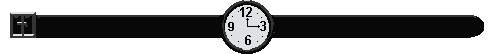 GIF animado (76508) Reloj pulsera negro