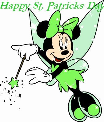 GIF animado (83959) San patricio con mickey mouse