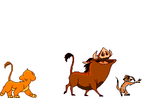 GIF animado (83512) Timon pumba simba